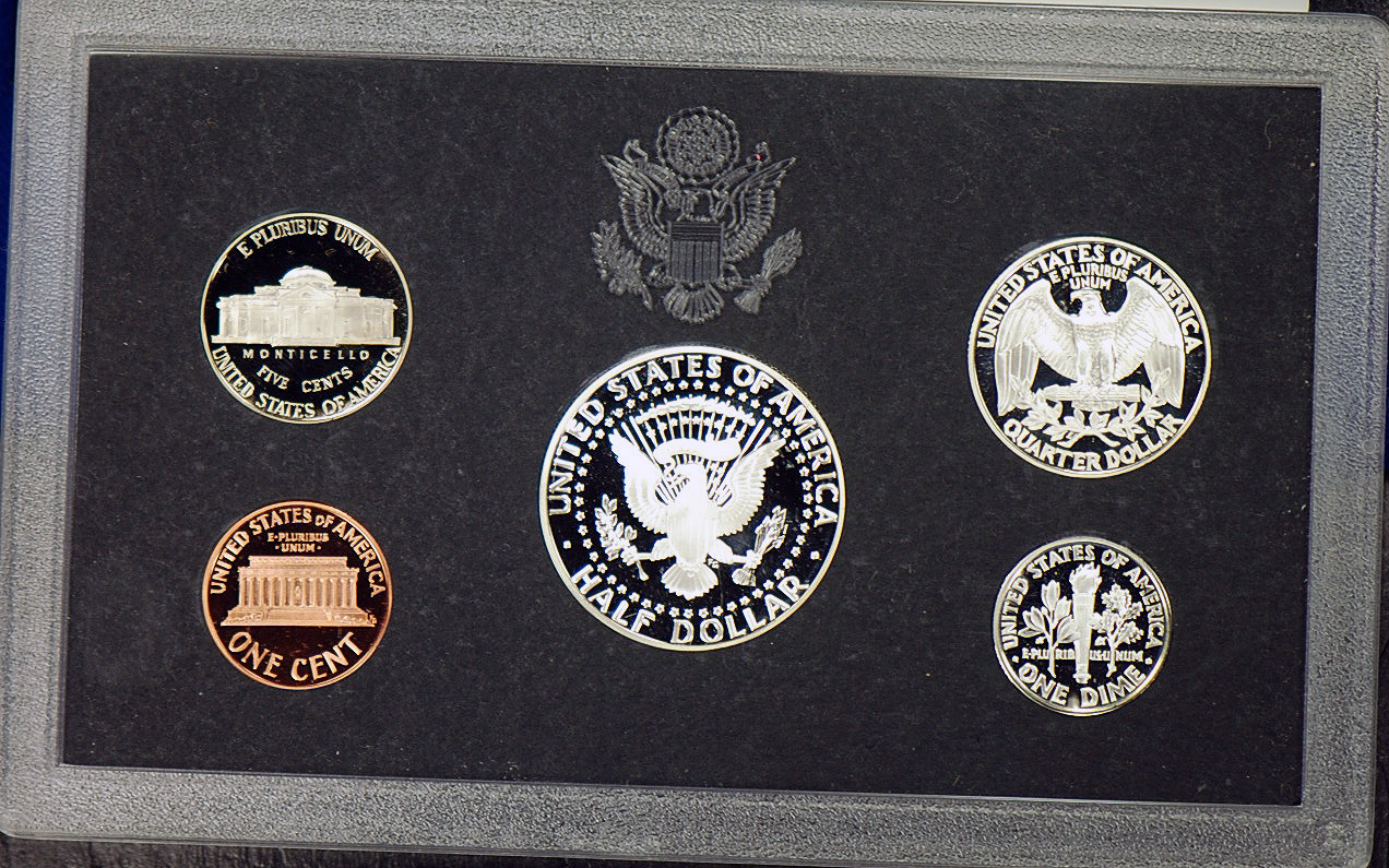 1998-s SILVER U.S. Proof Set. In a black standard size proof set container