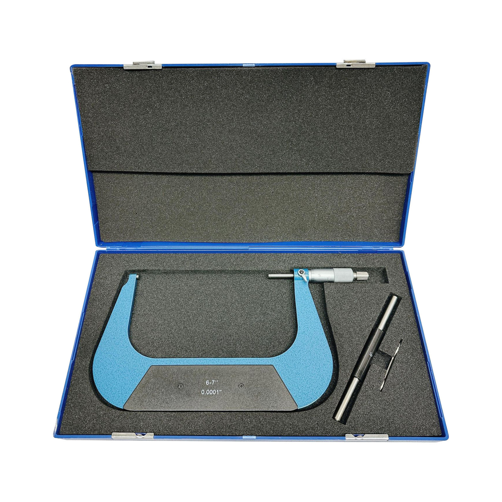 6-7" Outside Micrometer .0001" Precision Tool with Ratchet Stop Hardened Spindle