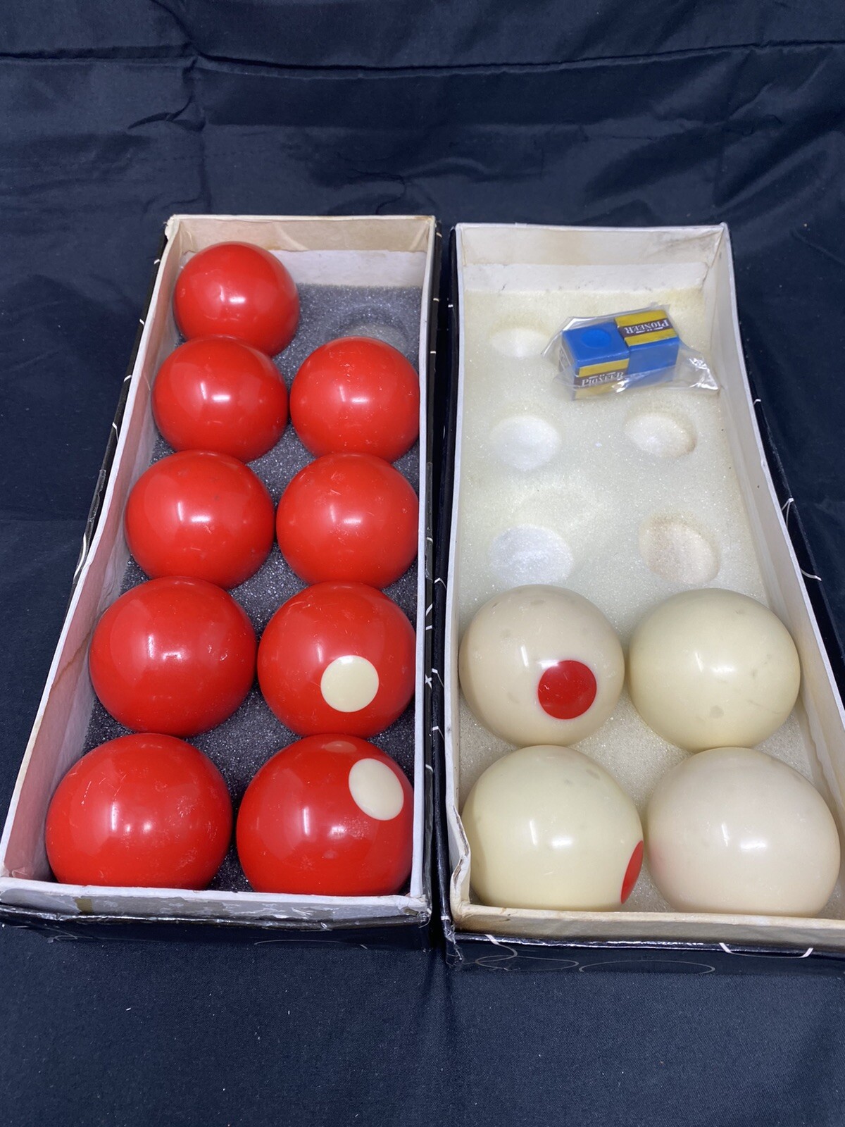 Vintage Sportcraft Bumper Pool Snooker Balls