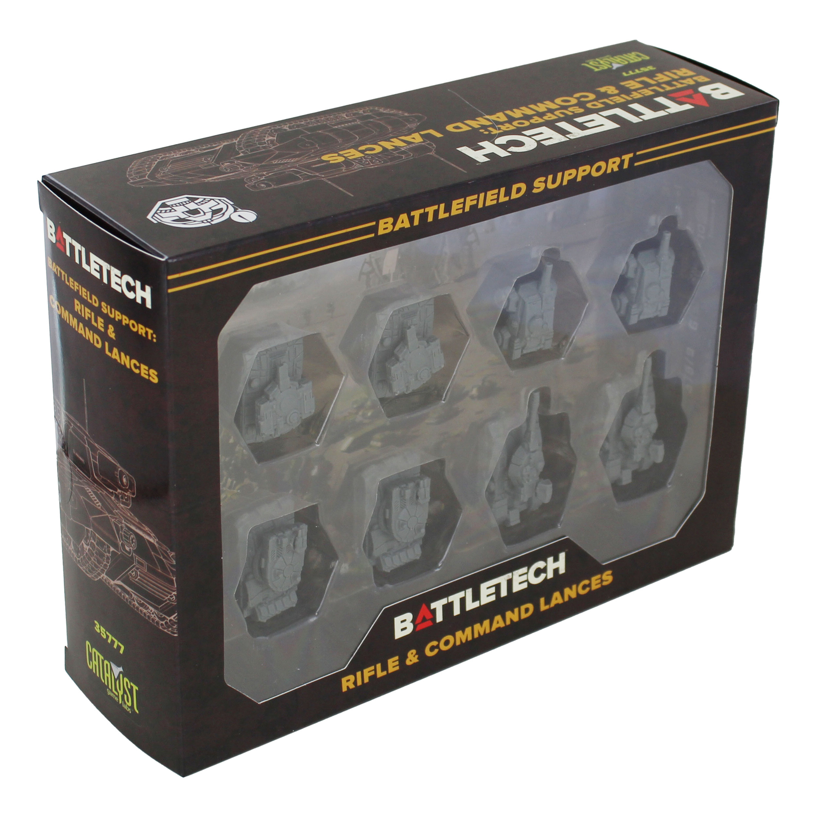 BattleTech Mercenaries Forcepack: Battlefield Support - Rifle & Command Lances