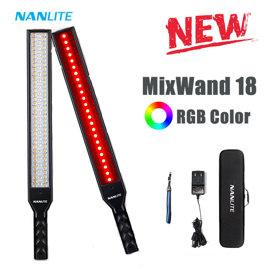 DHL Nanlite MixWand II 18 RGB LED 360 Colors Painting Video Light Tube Lighting