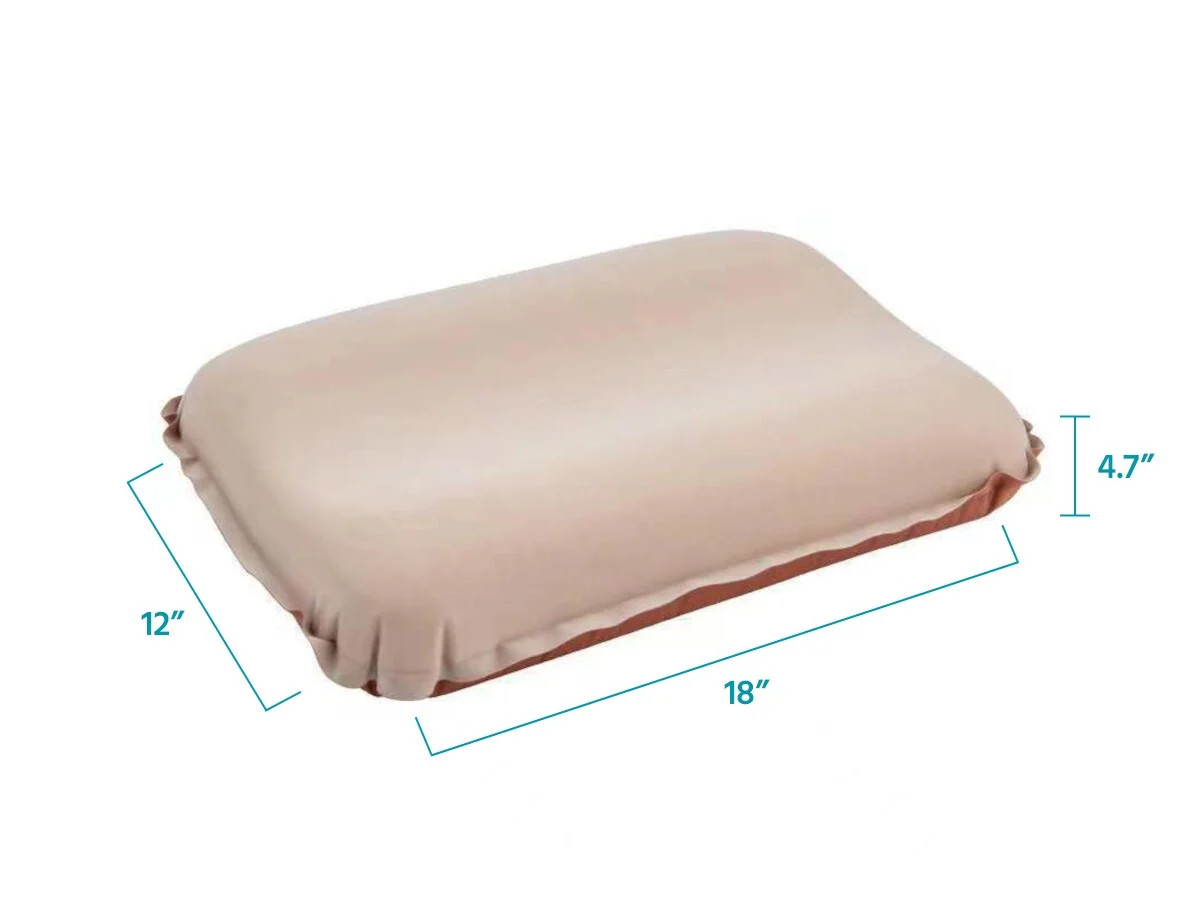 MPM Lightweight Self Inflatable Camping Pillow Ergonomic Compact Travel Camp