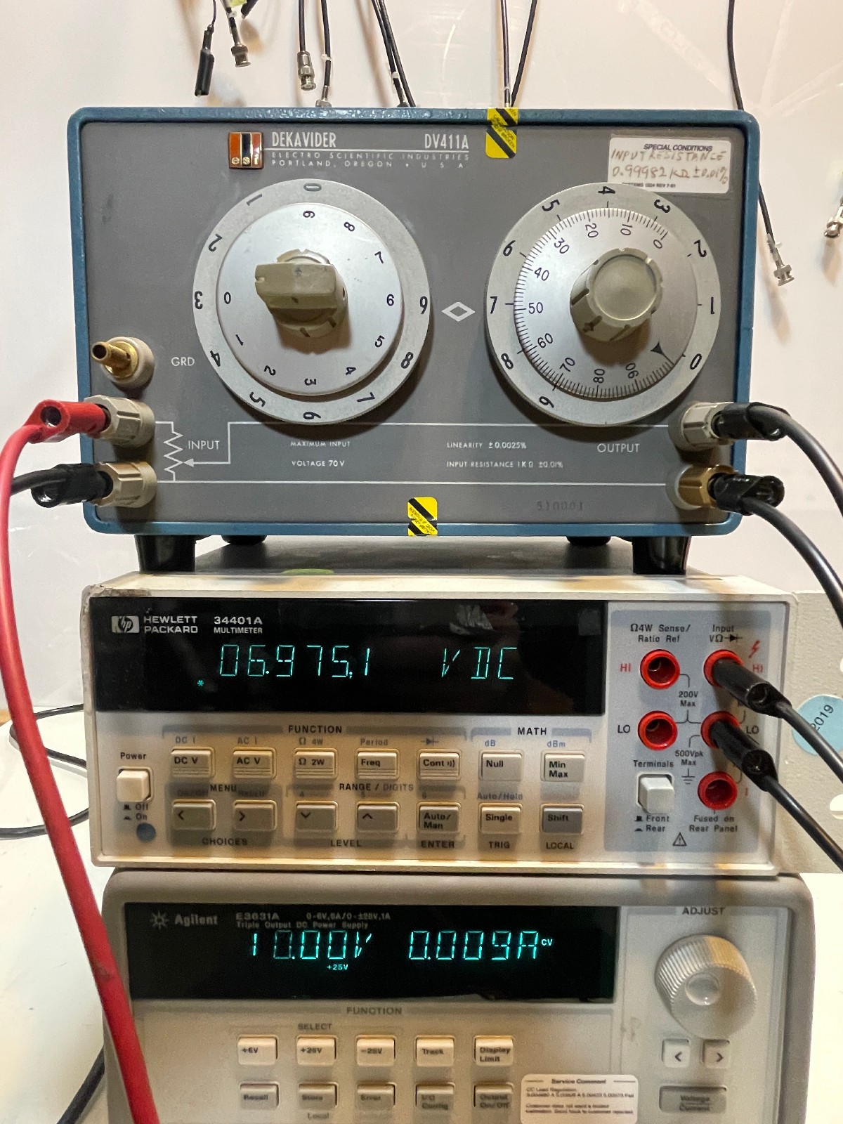 ESI Electro Scientific Dekavider DV411A Variable Resistor Very  Accurate