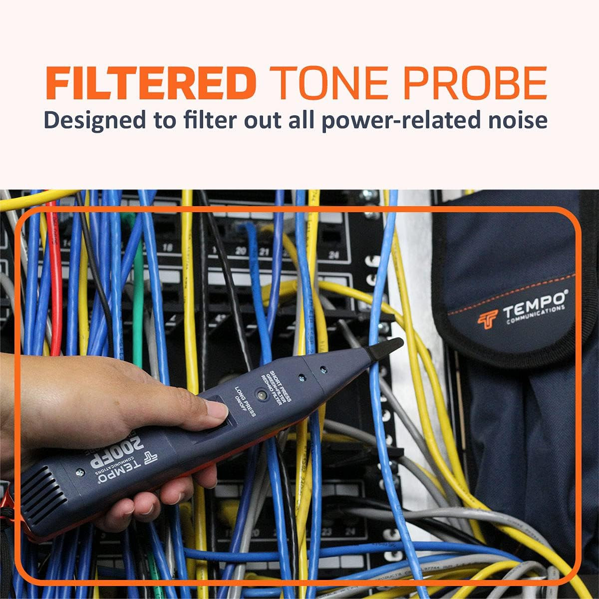 802K Digital LAN Network Toner & Probe Kit for Effortless Wire Tracing