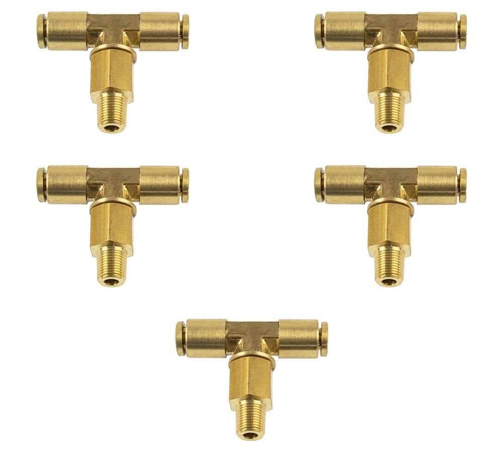 (5 Pack) Br Pl M S Br T 1/4X1/4X1/8 Q5 Replaces OEM: PC1472S-4-2
