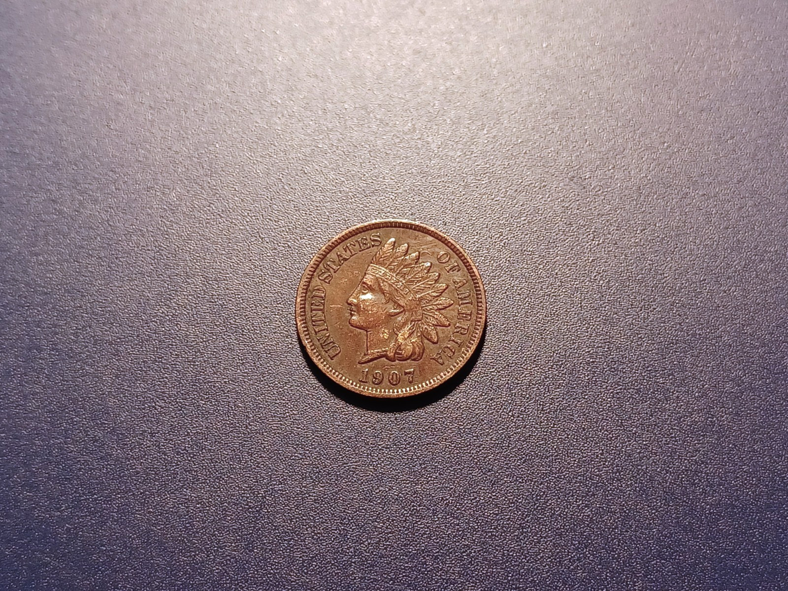 Choice AU 1907 Indian Head Cent