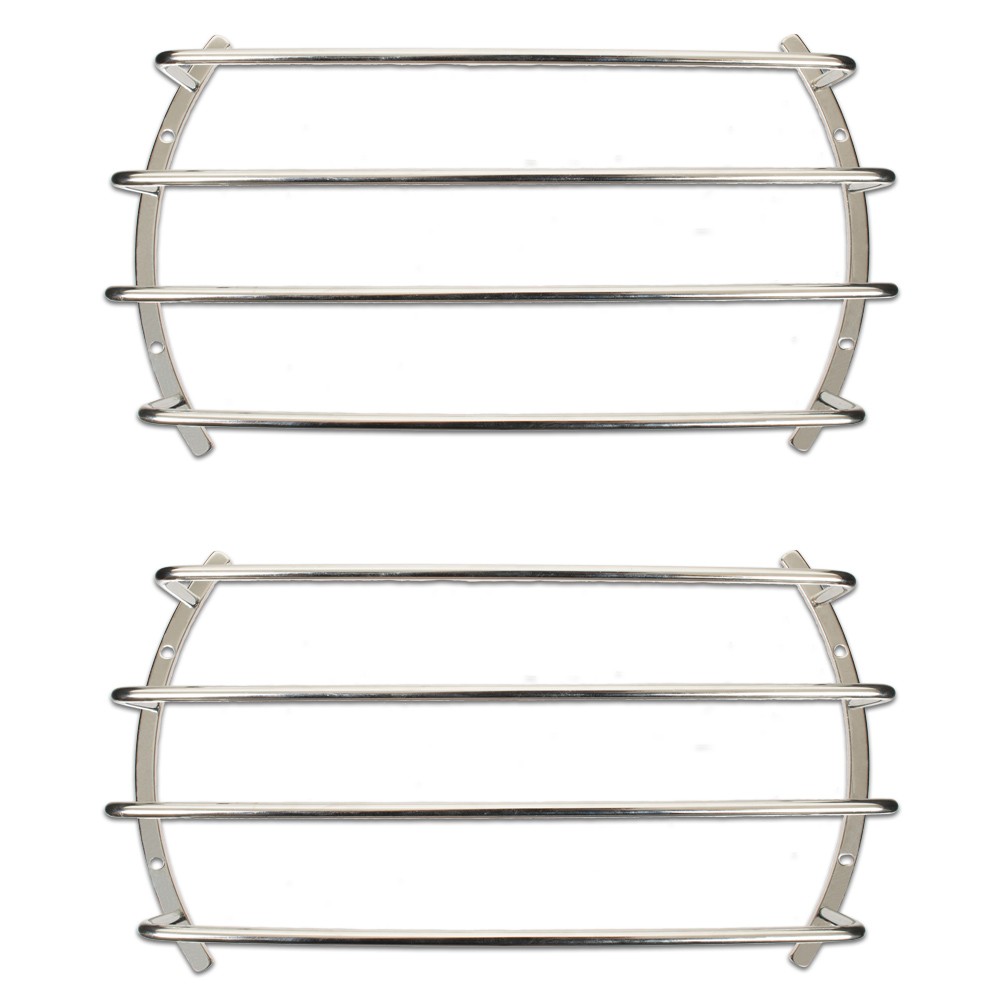 2 Goldwood Sound BAR-10 Chrome Steel Bar Tube Grills for 10" Speaker Woofers