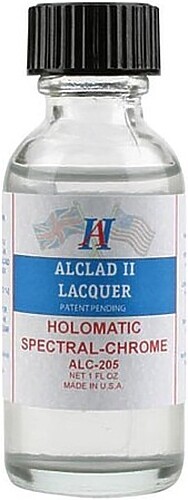 Alclad 1oz. Bottle Holomatic Spectral-Chrome Lacquer - Hobby and Model Lacquer