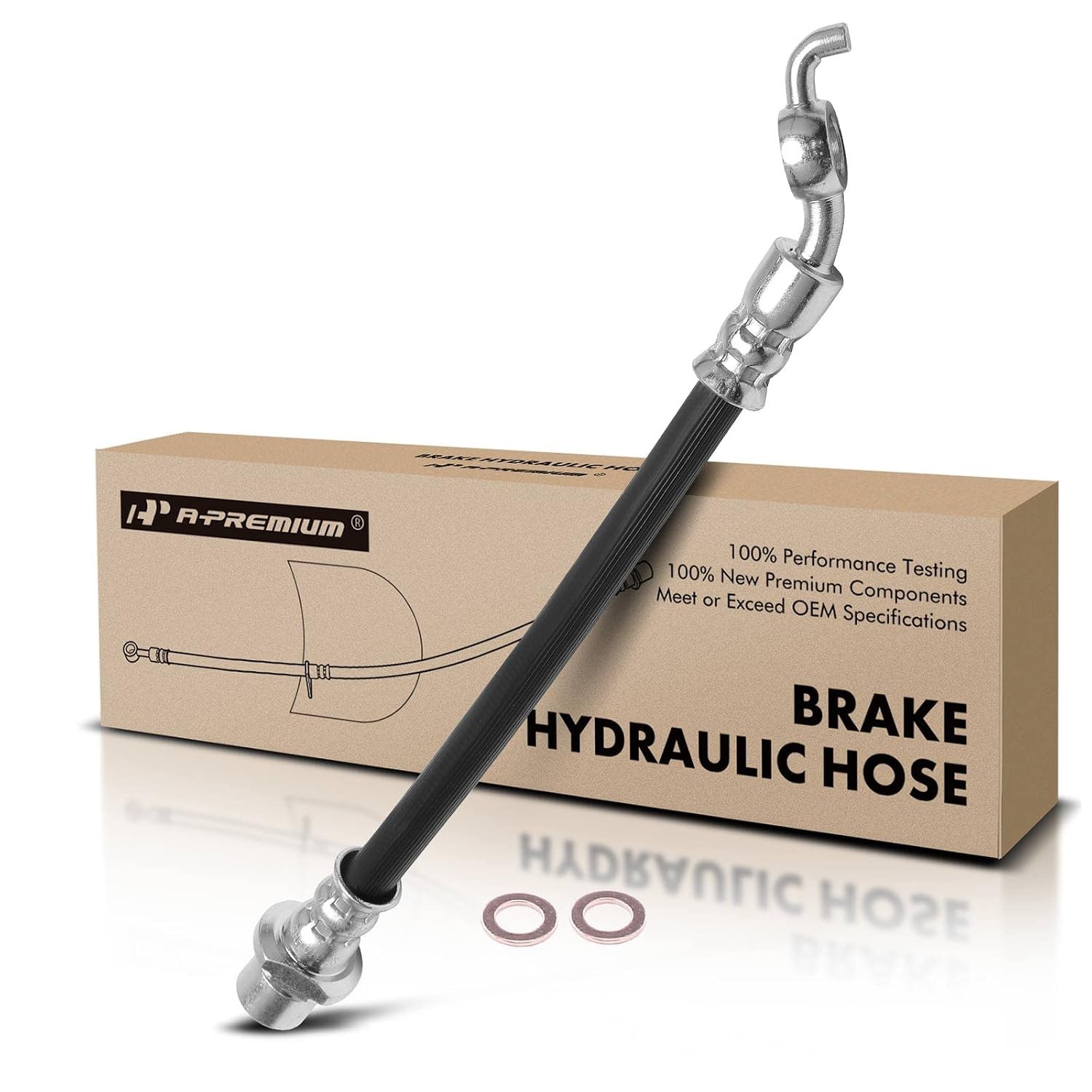 Toyota Rear Outer Brake Hydraulic Hose Compatible Scion Models Toyota Brake