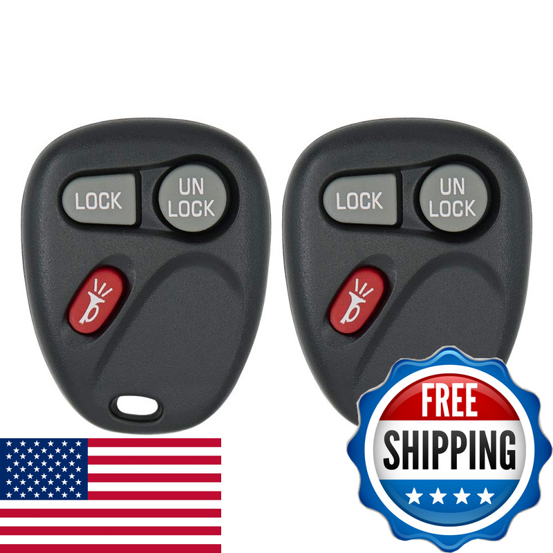 Keyless2Go Replacement For Keyless Entry Car Key Fob Vehicles That Use 3 Button