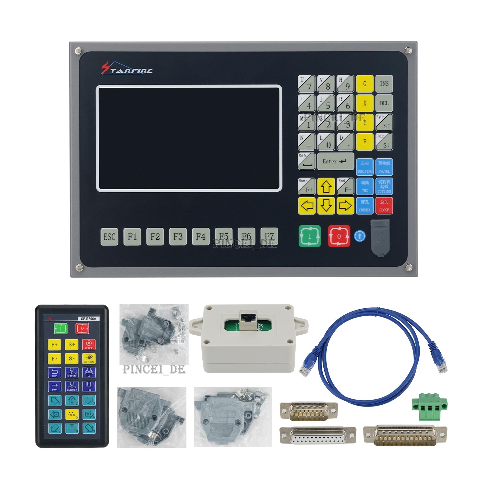STARFIRE 2100C CNC Control System RF06A Remote for Flame Plasma Laser Cutter