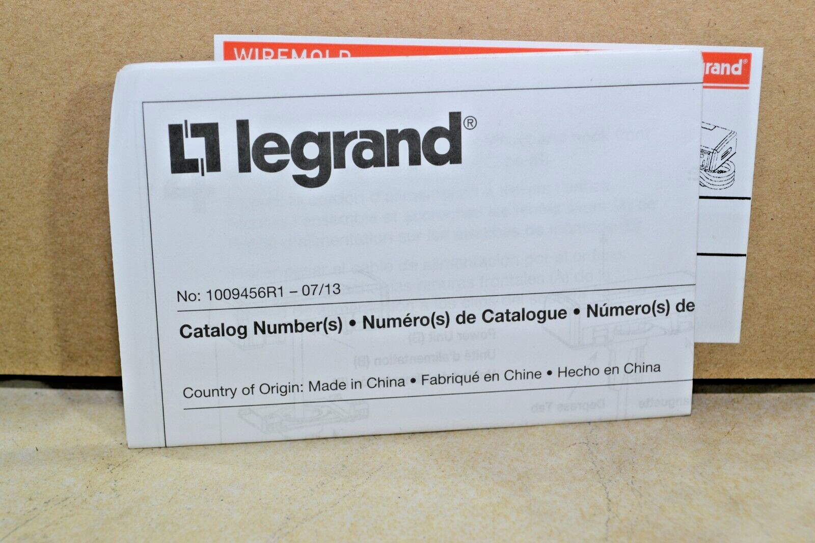 Legrand Wiremold Desktop Power Center - Black, WSC320-S
