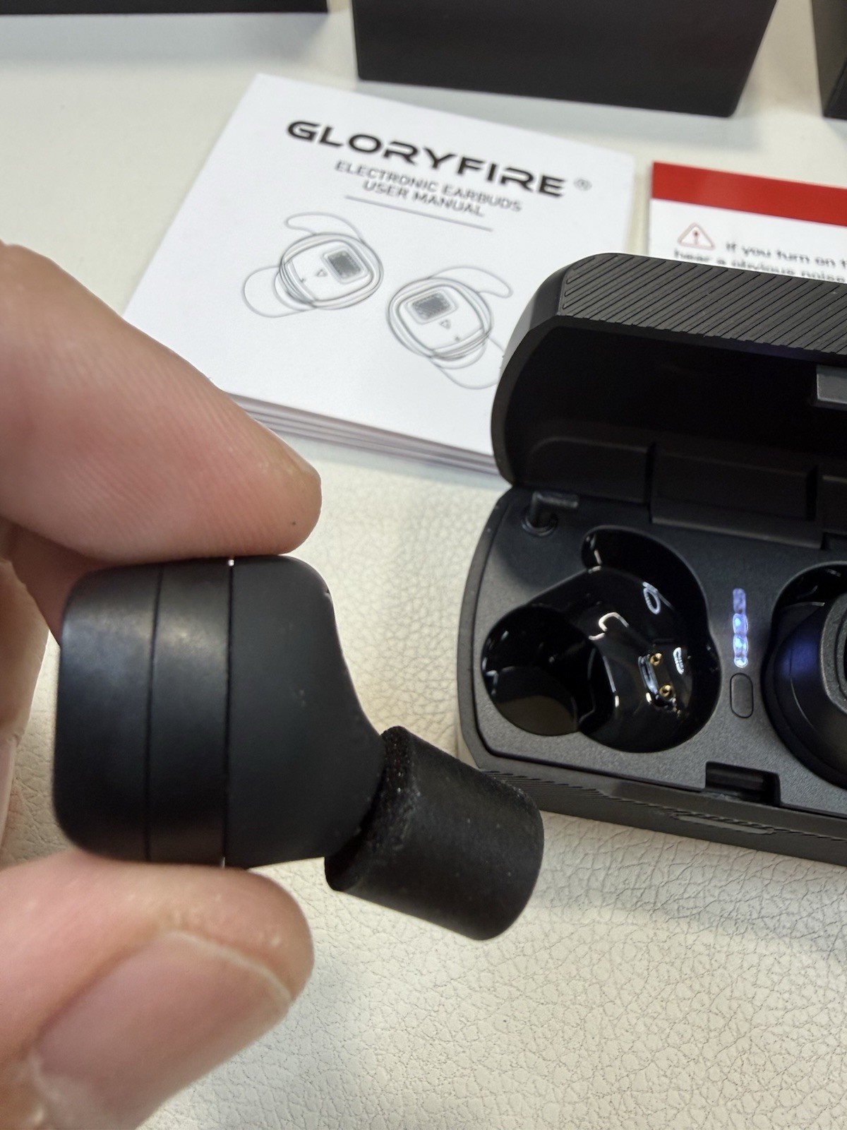GLORYFIRE Electronic Earbuds Shooting Ear Protection, Noise Reduction