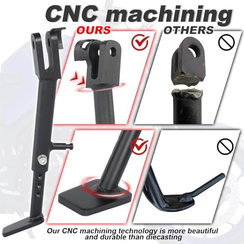 0-2" Adjustable Kickstand Fits YZF-R3 2015-2025, MT-03 2016-2025, MT-25