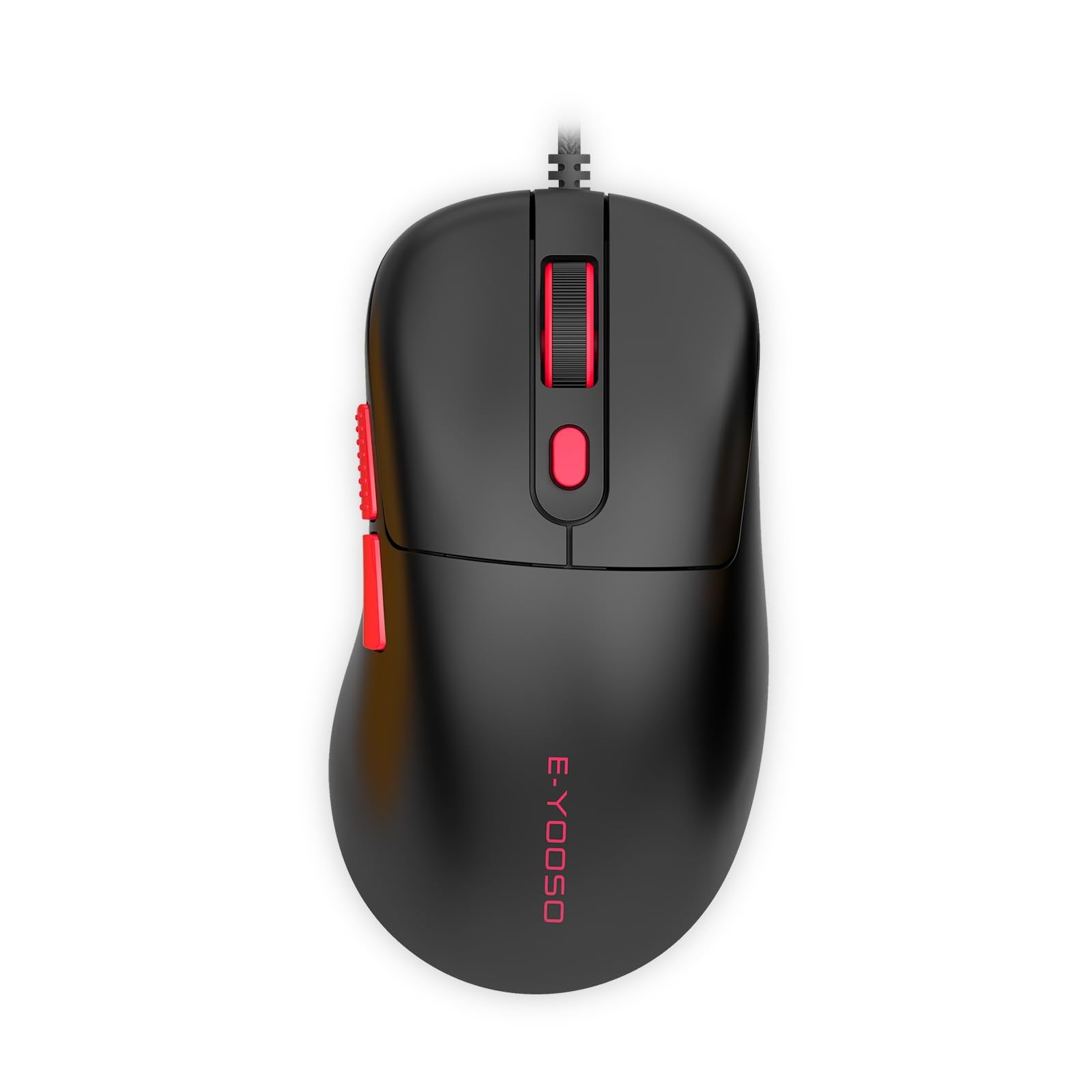 Black 10000 DPI 1000HZ Wired Gaming Mouse Superlight Ergonomic Laptop Mac