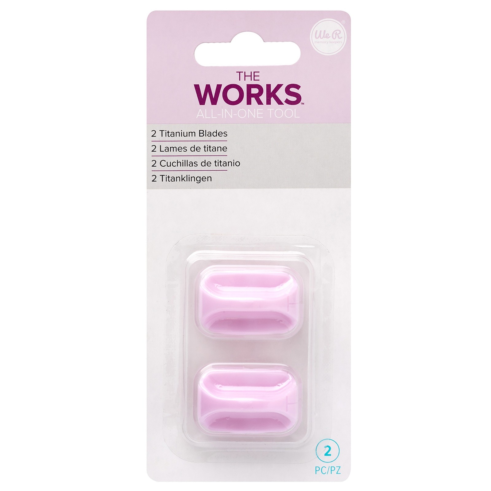 We R Memory Keepers The Works All-In-One Refill Blades 2/Pkg-For WR6005 - 3 Pack