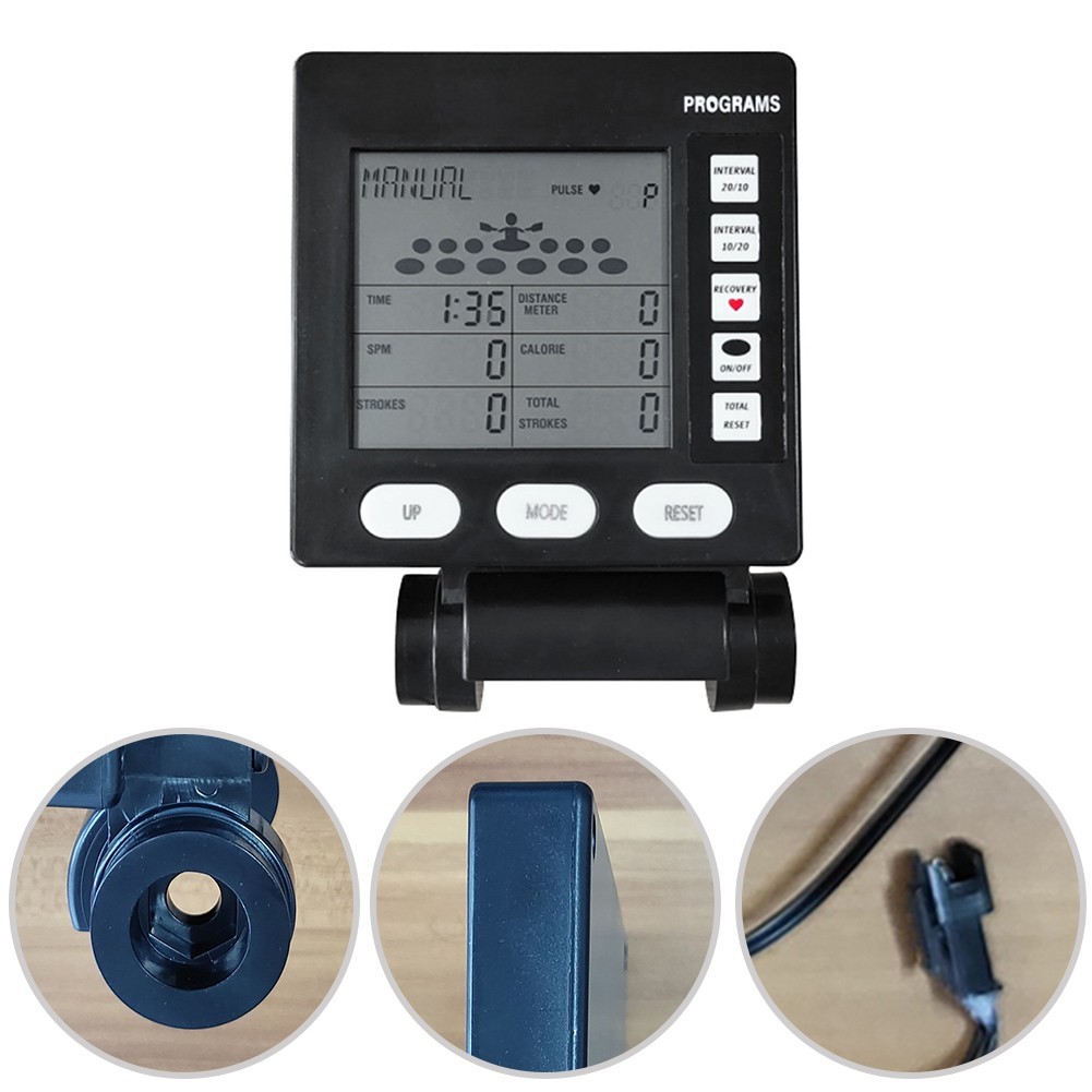 Rowing Machine Speedometer with Calorie and Distance Measurement Features