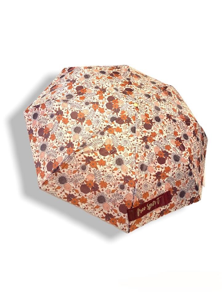 Compact Umbrella by Charming Charlie Floral Free Spirit 38"