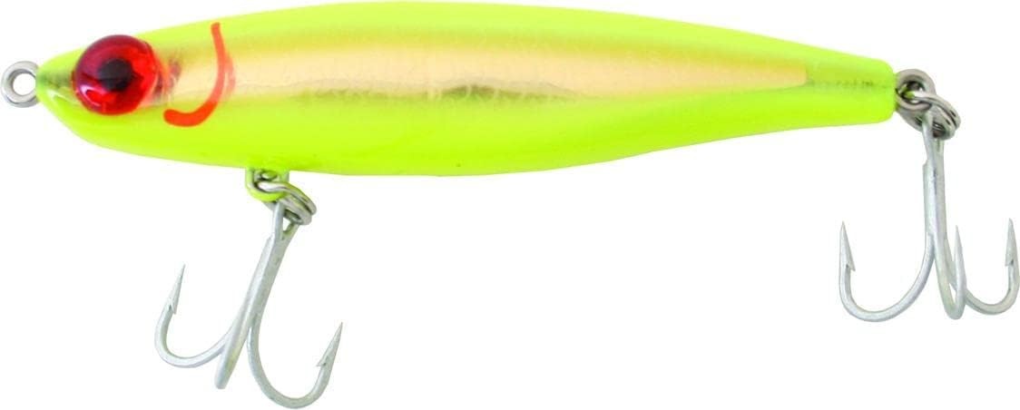 MirrOLure Mirrolure 20 Mr Catch 2000 3.5 Inch , 1/2 oz, Flo Cht Bk-Be/Gold