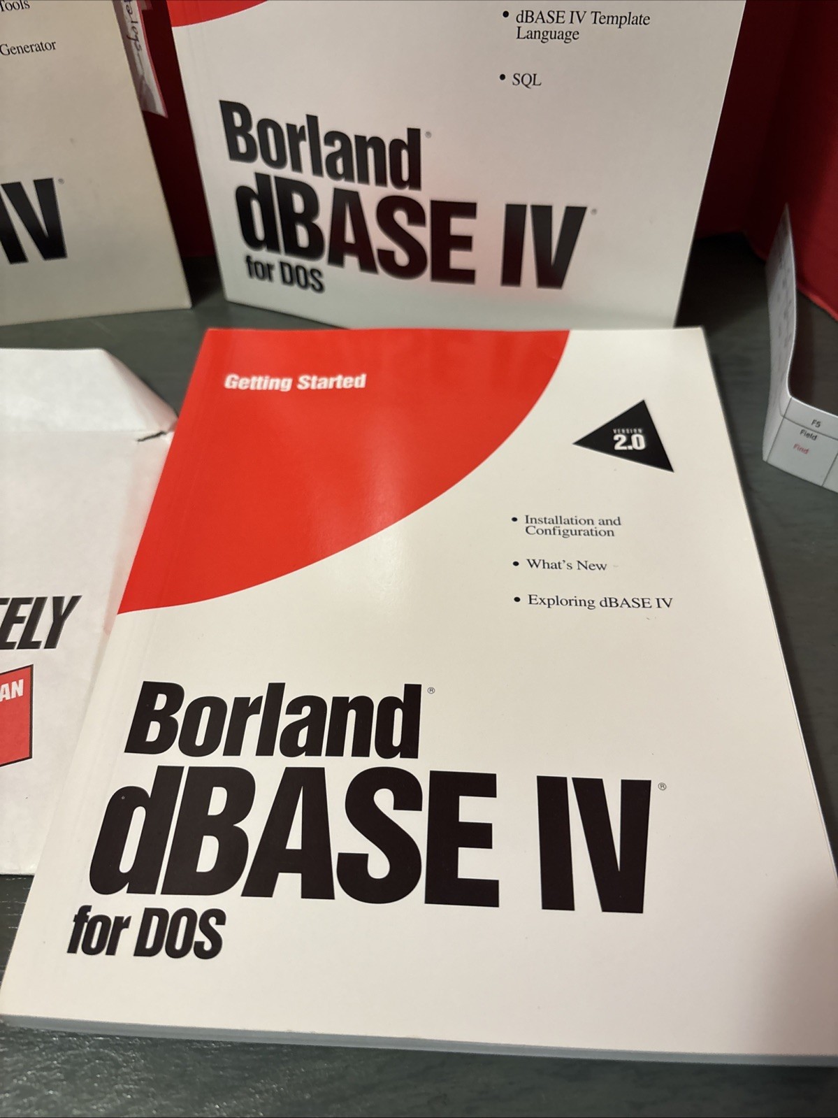 Borland ® dBase IV Version 2.0 Database - 1993 DOS For IBM PCs -