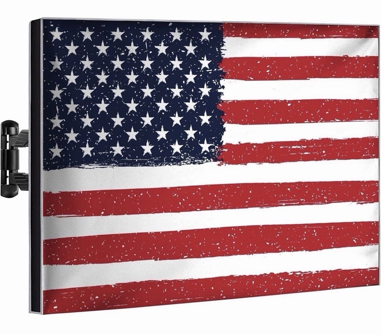Outdoor TV Cover 40 - 43 inch - 600D  Weatherproof Waterproof - American Flag
