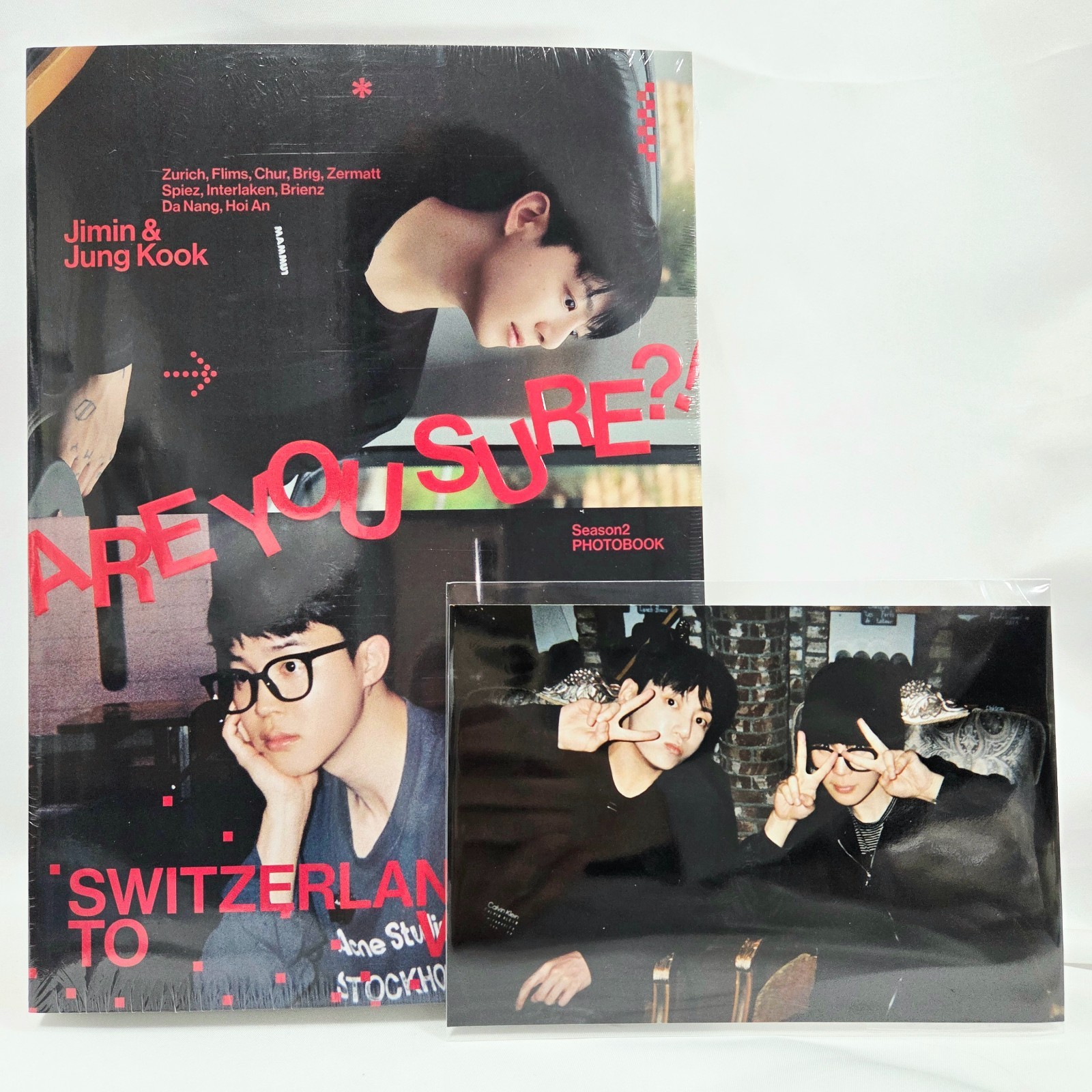 [ON HAND] BTS Jimin x Jungkook Are You Sure? Season.2 Photo Book & Weverse POB