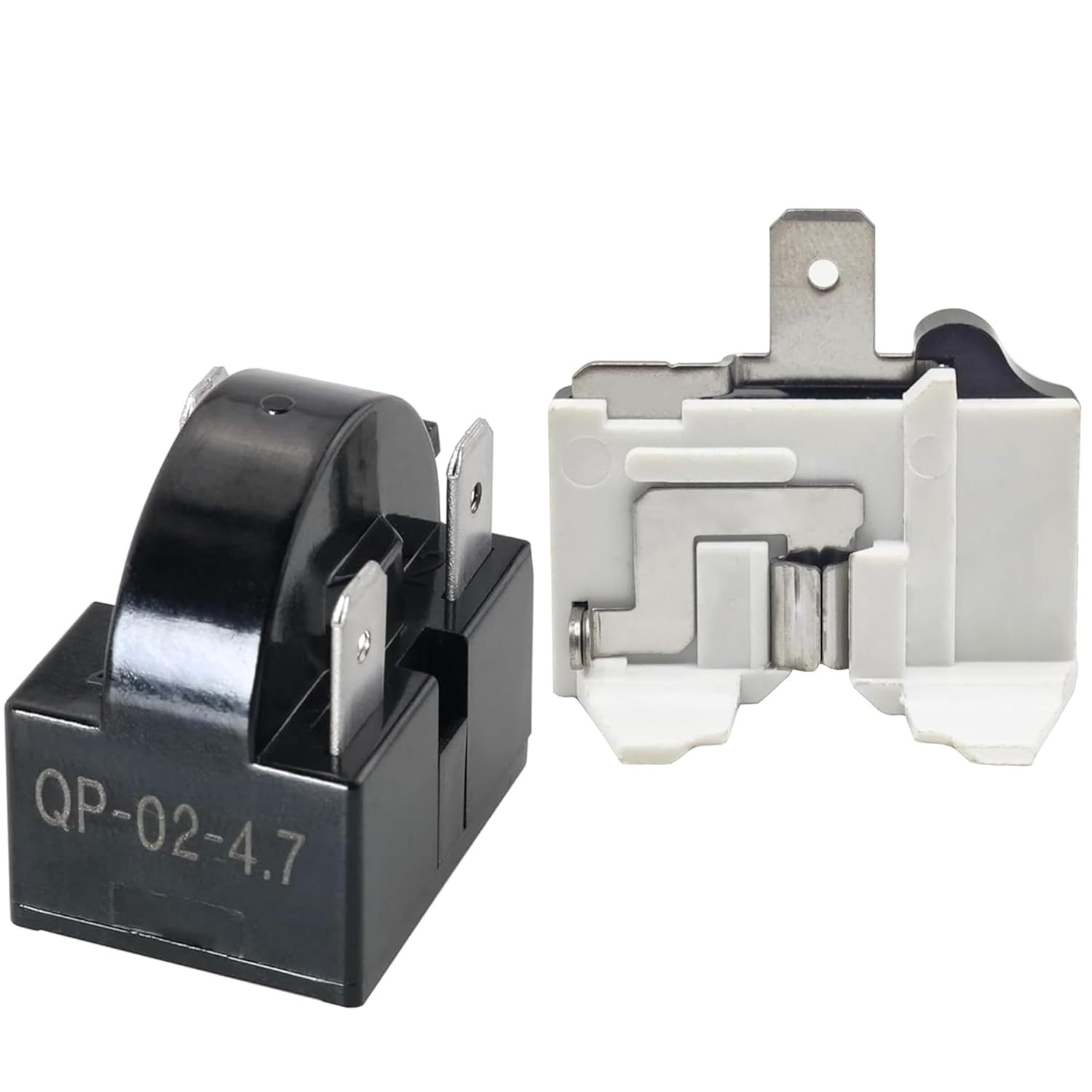 4.7 Ohm PTC Start Relay for Whirlpool, Frigidaire, Kenmore & Mini Fridges