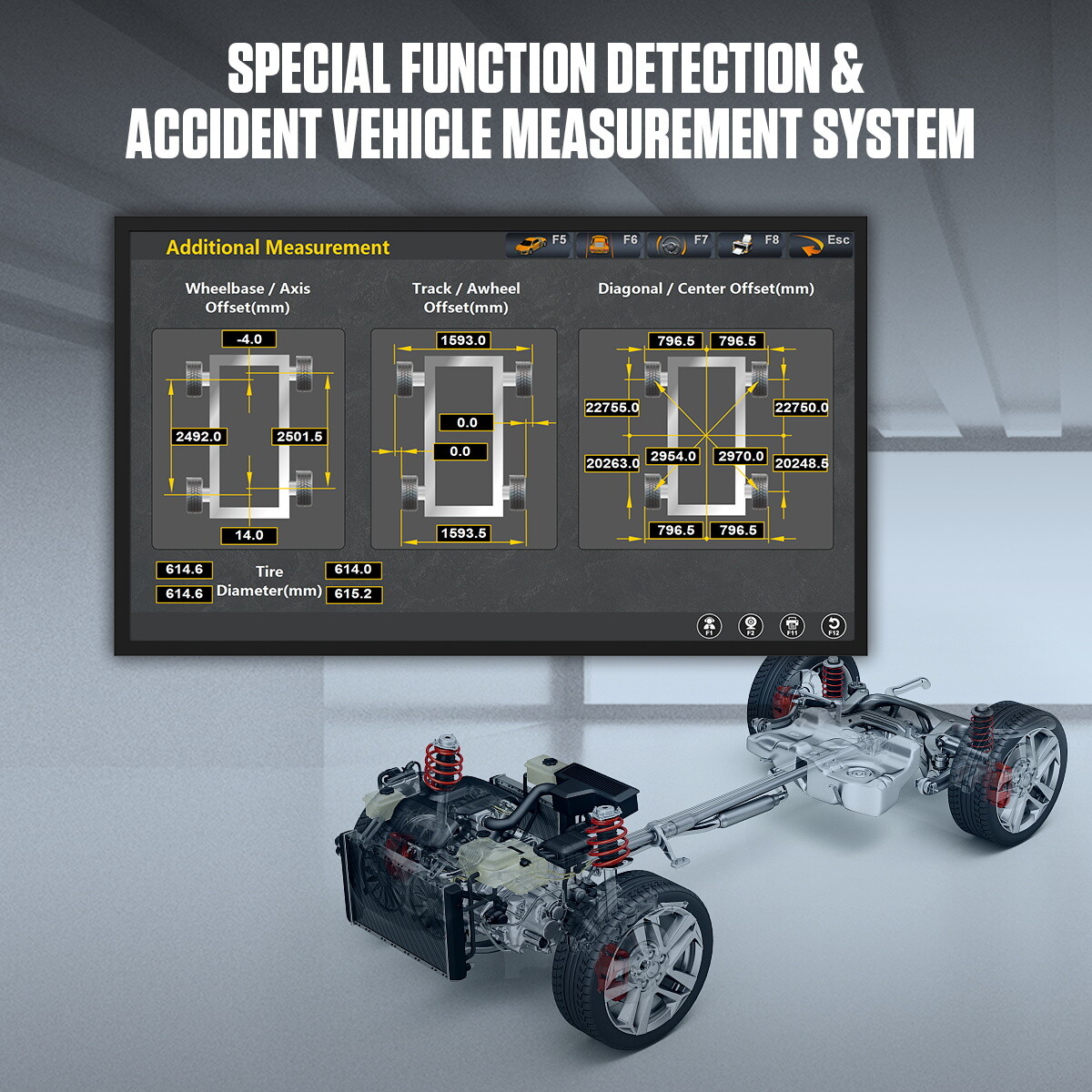 3d Wheel Alignment Machine Wheel Aligner For 4-post Lifts Software Upgrade Print