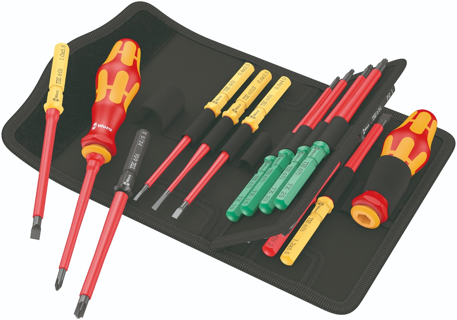 Wera Kraftform Kompakt VDE 17 Universal Tool Finder Screwdriver Set 05006611001