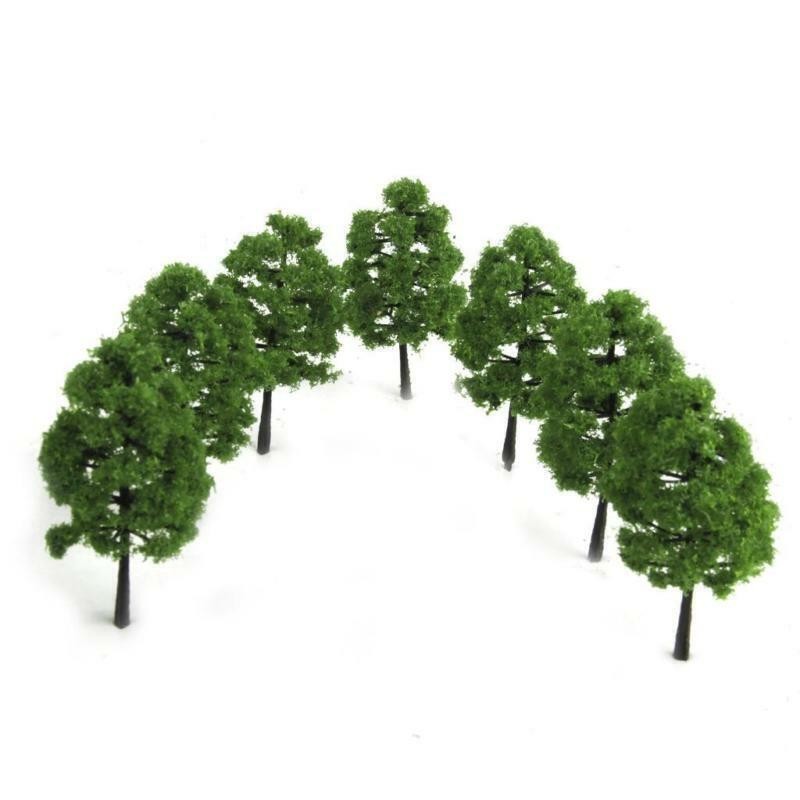 70-Pack Mixed Model Tree Train Trees Railroad Scenery Diorama Tree Architectu