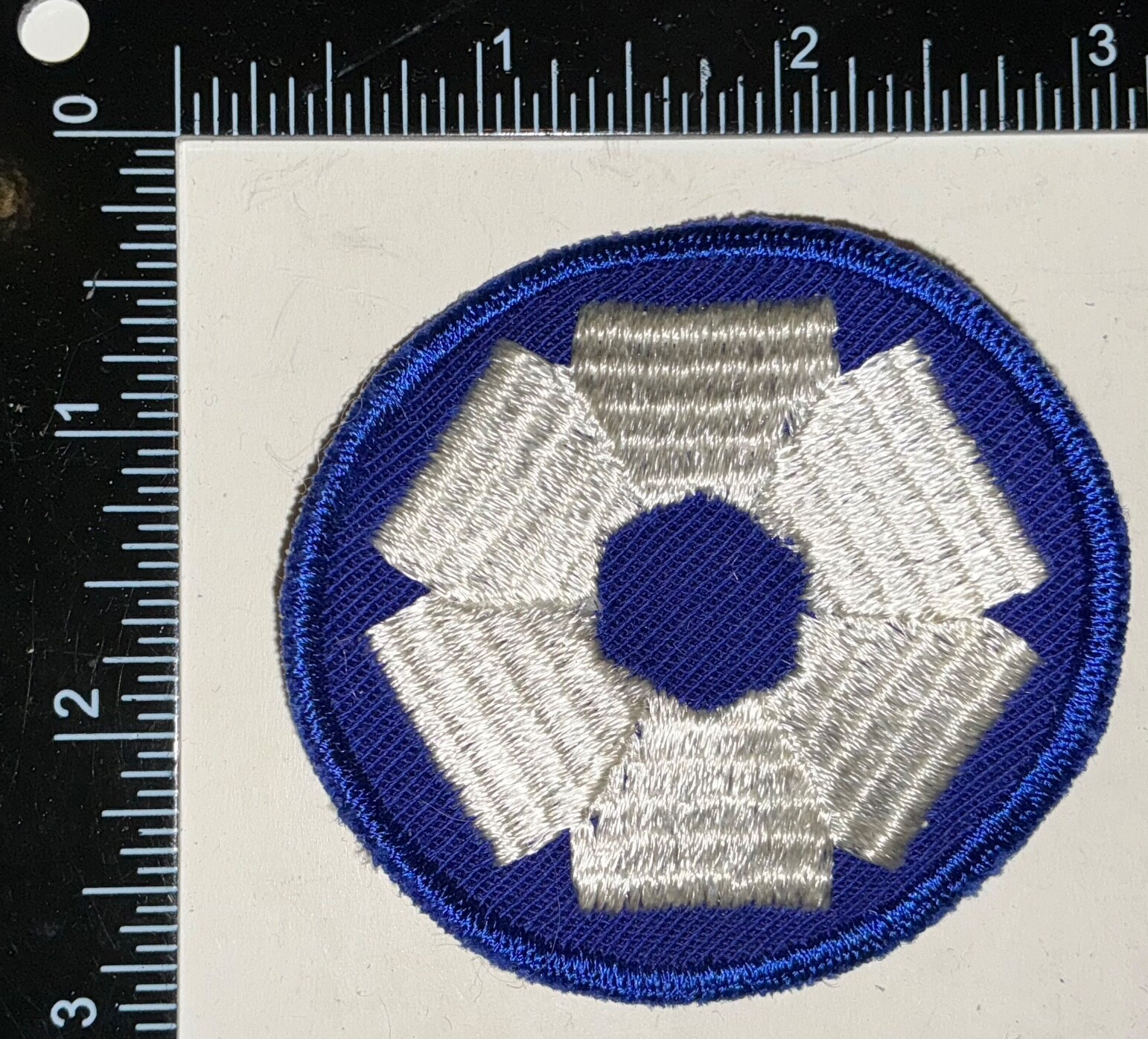 WWII US Army 6th Service Command TWILL VARIATION Patch
