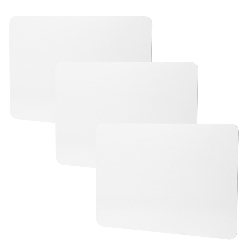 3Pcs Durable Whiteboard Small Dry Erase Board PVC for Home Writing Kids