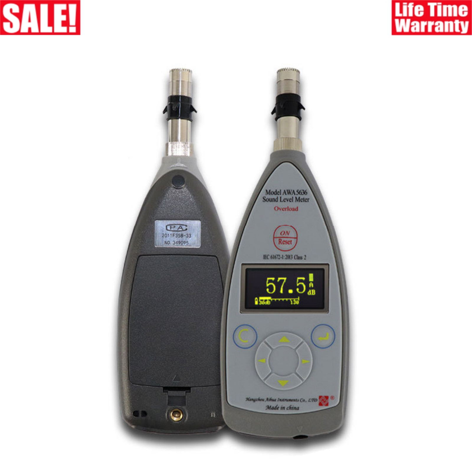 AWA5636 Basic Type 40-130dBA Professional Sound Level Meter Decibel Meter