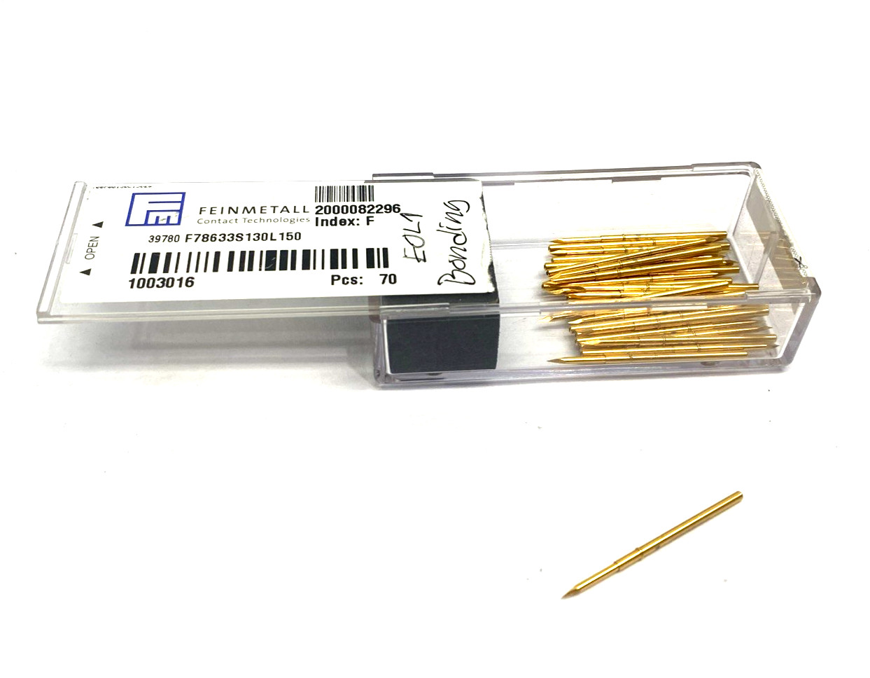 Feinmetall 1003016 Contact Probe F78633S130L150 BOX OF 25