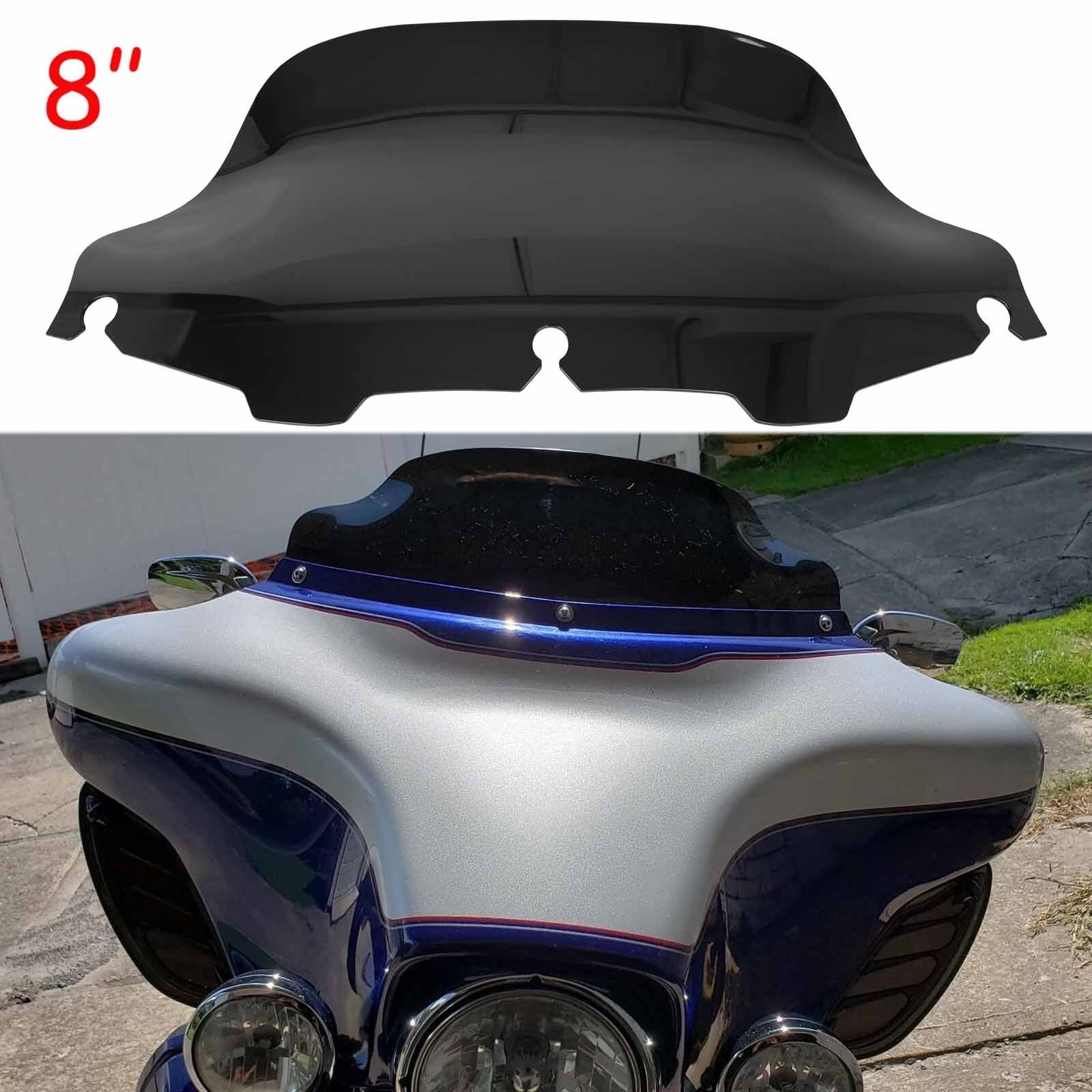 8" Windshield Windscreen For Harley Ultra Classic Electra Glide FLHTCU 1996~2013