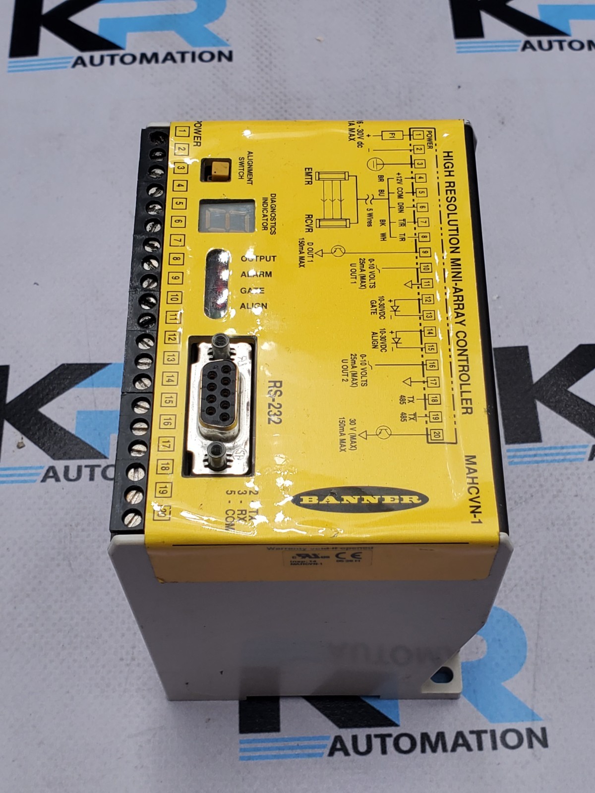 Banner MAHCVN-1 High Resolution Mini Array Controller