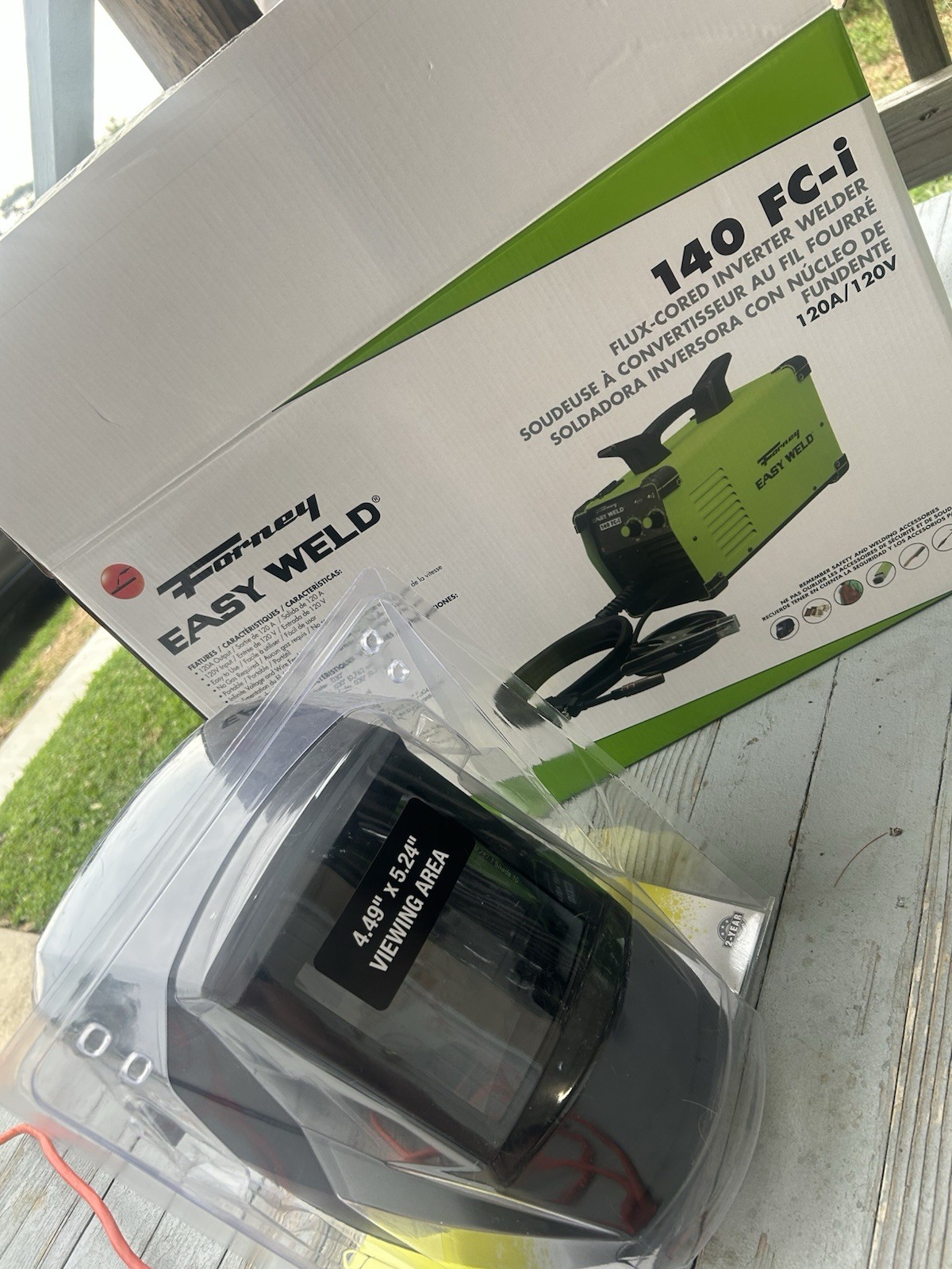 Forney Easy Weld 261 Flux Core Welder Gasless 120V Semi-Auto for Steel