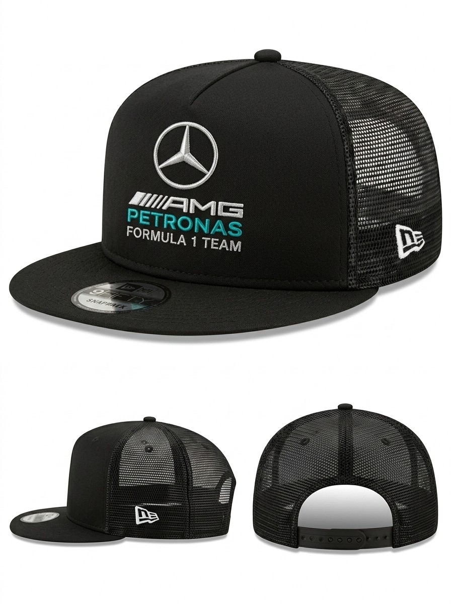 Mercedes-AMG Petronas Formula 1 Team New Era 9Fifty Snapback Mesh Trucker Hat