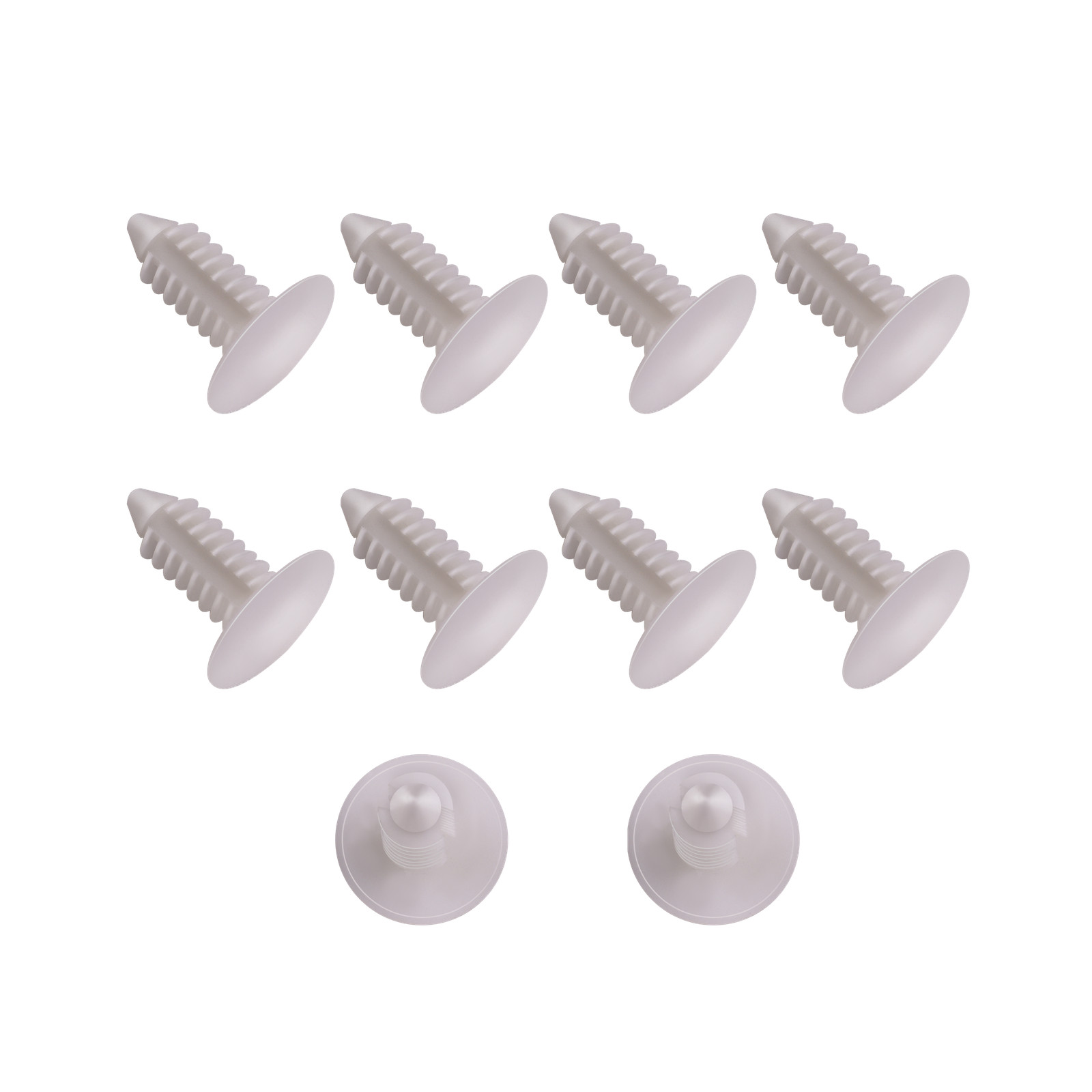 10Pcs 414939700 White Snowmobile Windshield Darts Kit For BRP Ski-doo Snowmobile