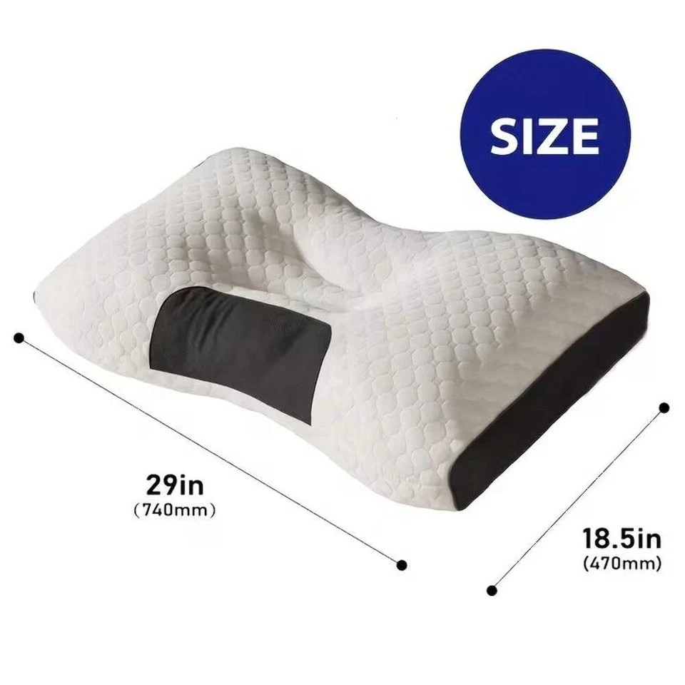 | DERILA® | Memory Foam Pillow OR Additional Pillowcase. Ergonomic Neck Support