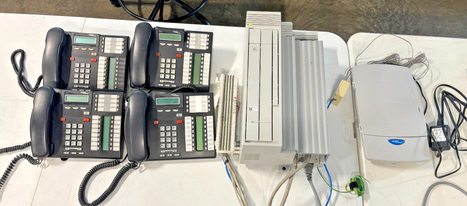 Nortel Phone System bundle, Call Pilot, CICS, 4 Nortel phones, 66 Block.