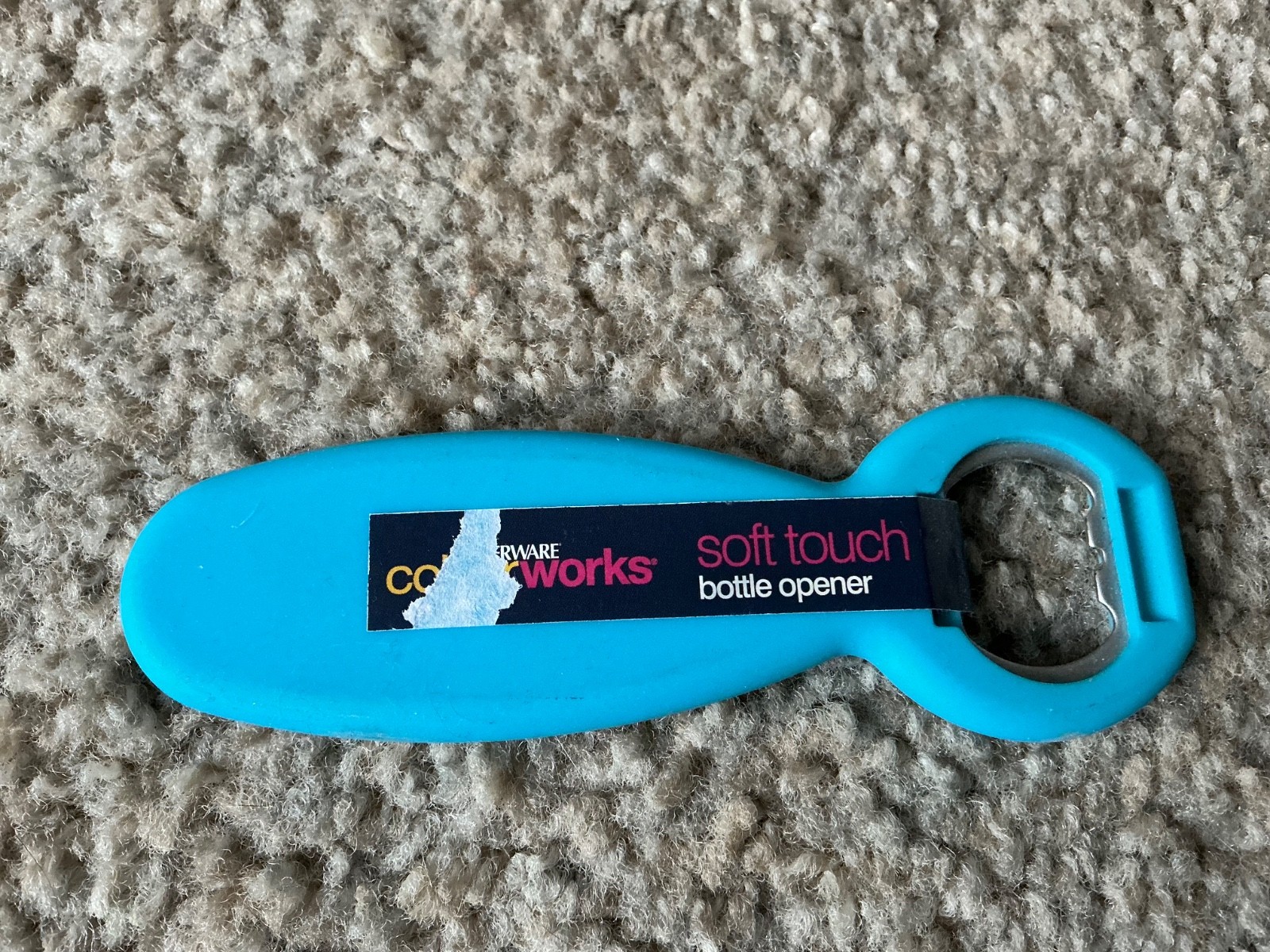 Farberware Colour Works Soft Touch Bottle Opener Blue New Kitchen Home Utensils