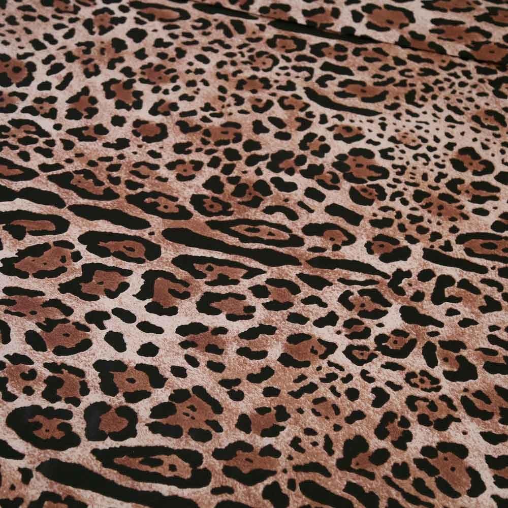 4 Pieces Leopard Bedding Sheets Queen Size Leopard Print Sheet Set Included 1...