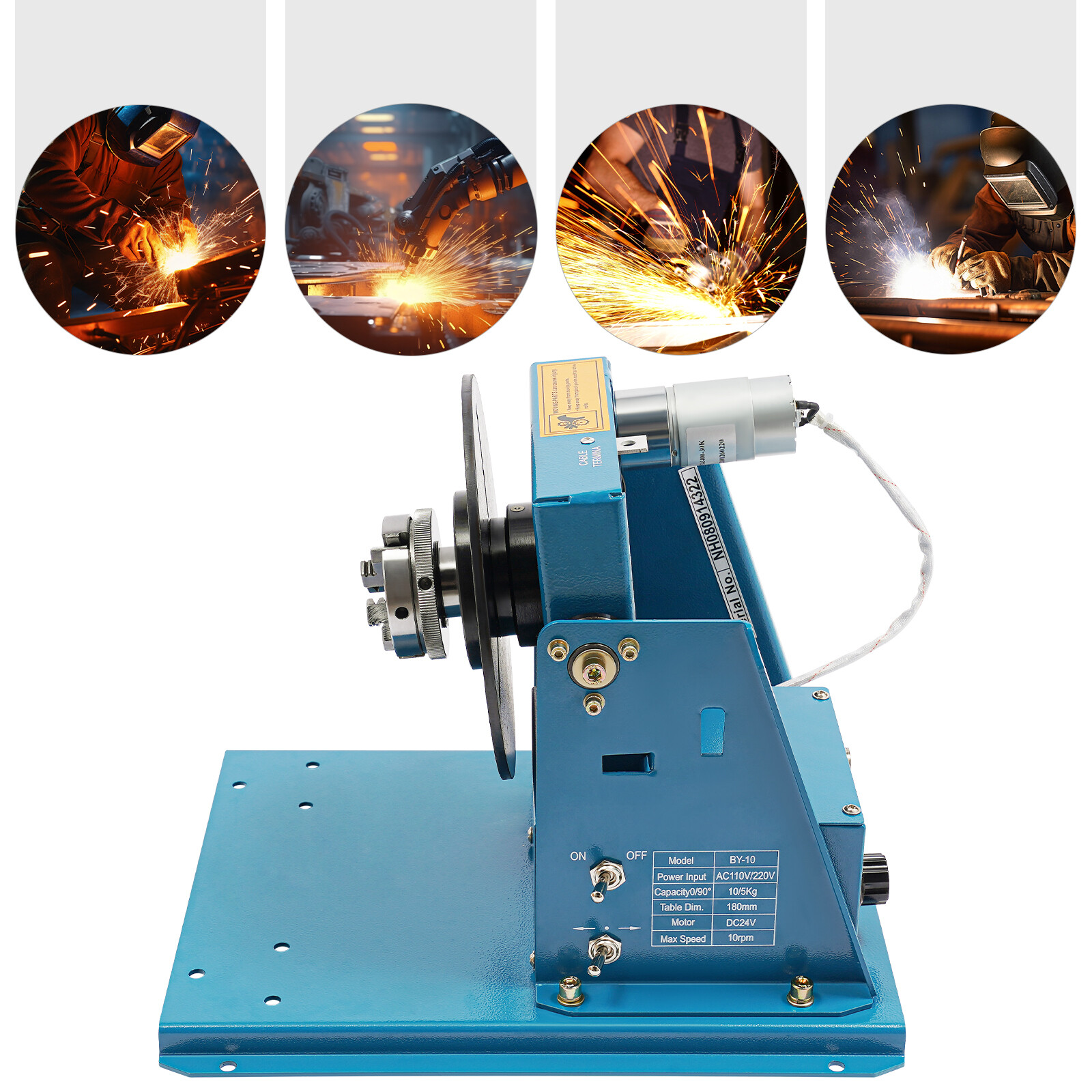 Welding Positioner Automatic Pipe Welding Automatic Rotary Table Positioner 10kg