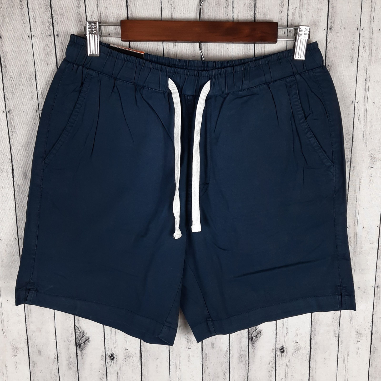 BEARBOTTOM Shorts Men's Medium Navy Blue 7” Inseam Stretch Waistband NEW NWT