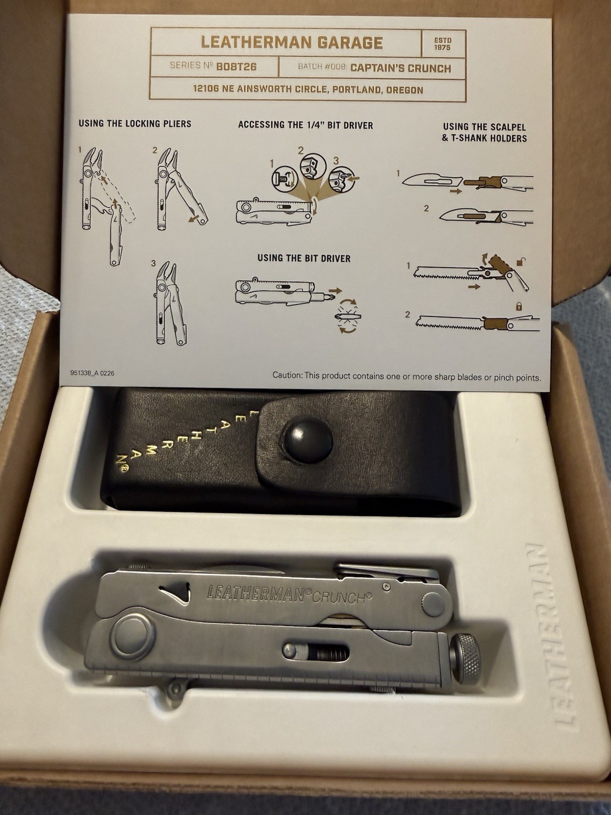 Leatherman Garage Batch #008 Captain’s Crunch Limited Edition NEW