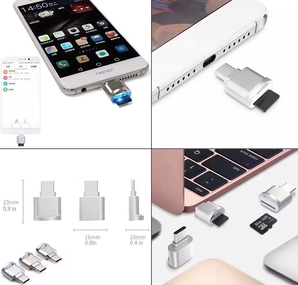 USB-C Card Reader for Smartphone