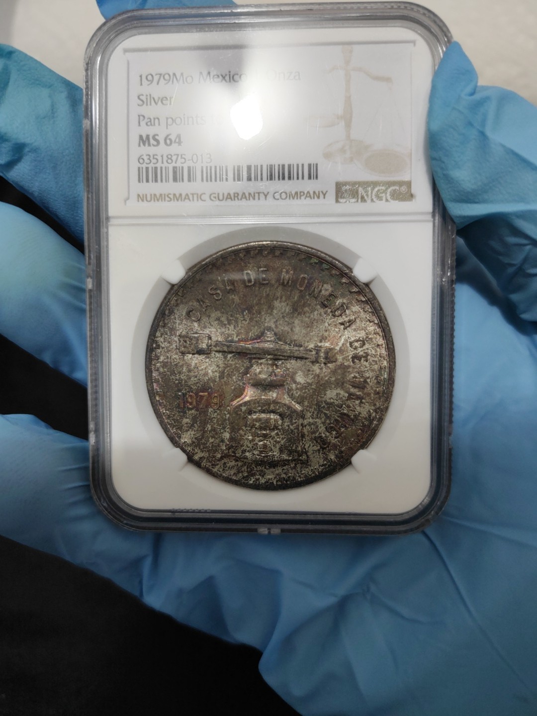 1979 1 oz Balance MS64 NGC with Toning