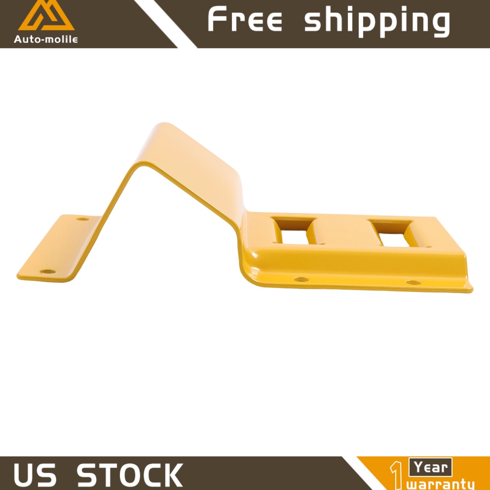 Heavy Loads E Track System With Wheel Chock 8' Yellow Ratchet Tie Down Straps