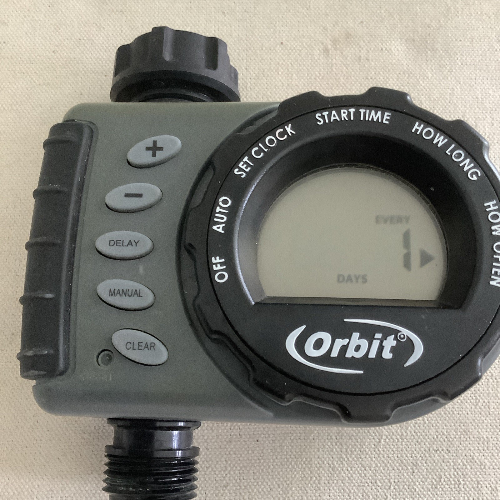 Orbit Programmable 24600 Lawn Garden Automatic Aqua Water Timer Digital 1 Hose